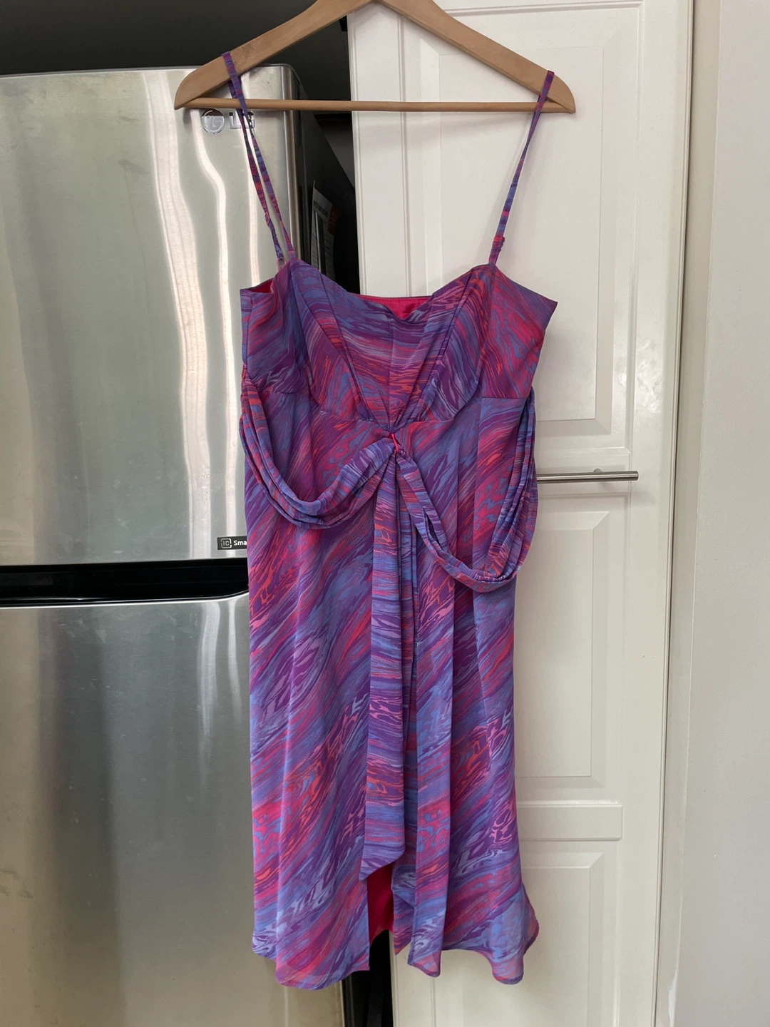 Women's Swirl Print Spaghetti Strap Dress