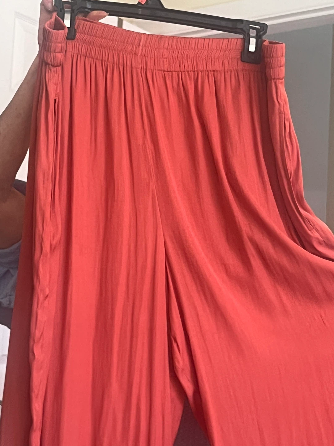 Zara Terracotta Wide Leg Palazzo Pants - photo 4