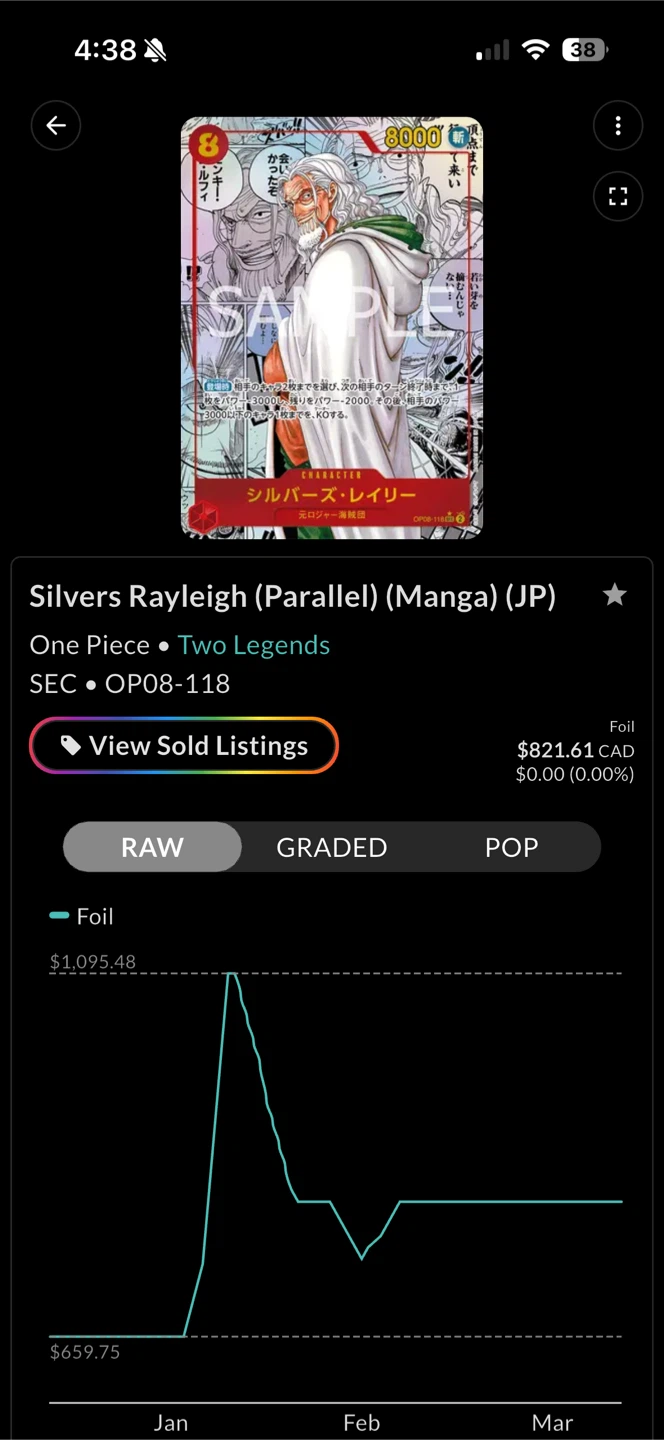 Silvers Rayleigh(Manga) OP08-118 one piece - photo 3