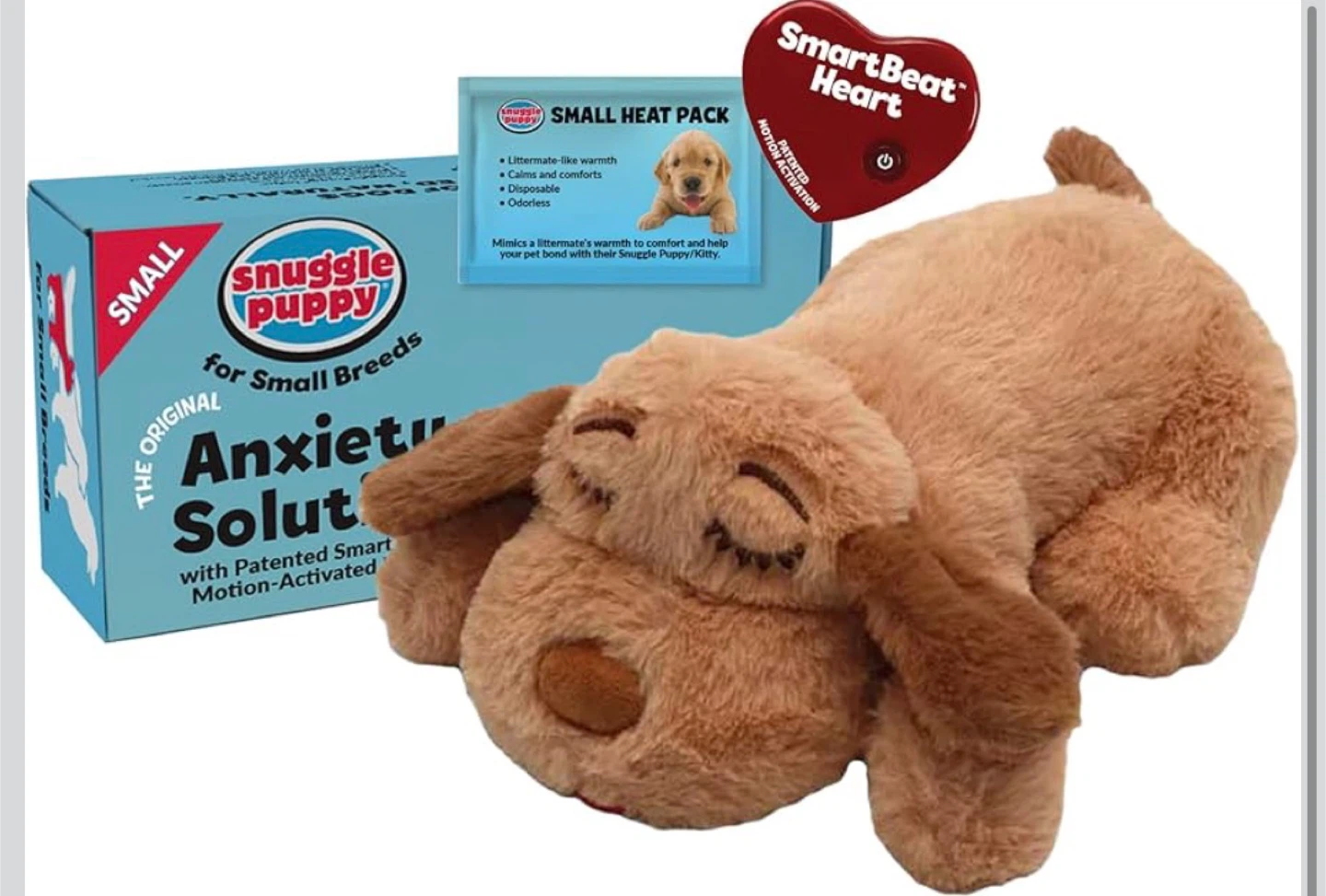Snuggle Puppy "Junior" Anxiety Solution with Real-Feel Heartbeat