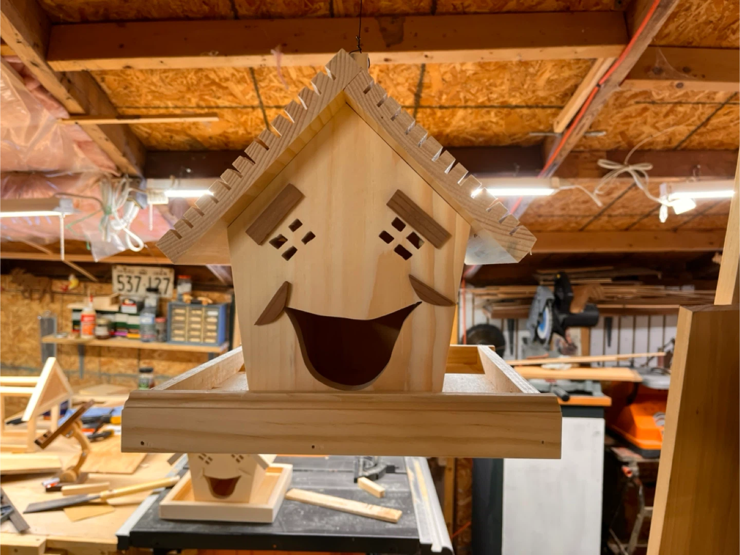 Wooden Bird Feeder - photo 2