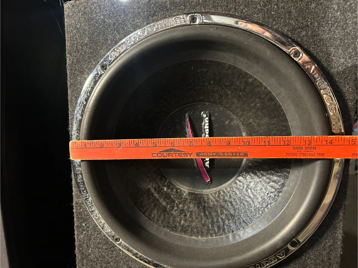Audibahn Dual 15 Inch Subwoofer Box $160 firm - photo 4