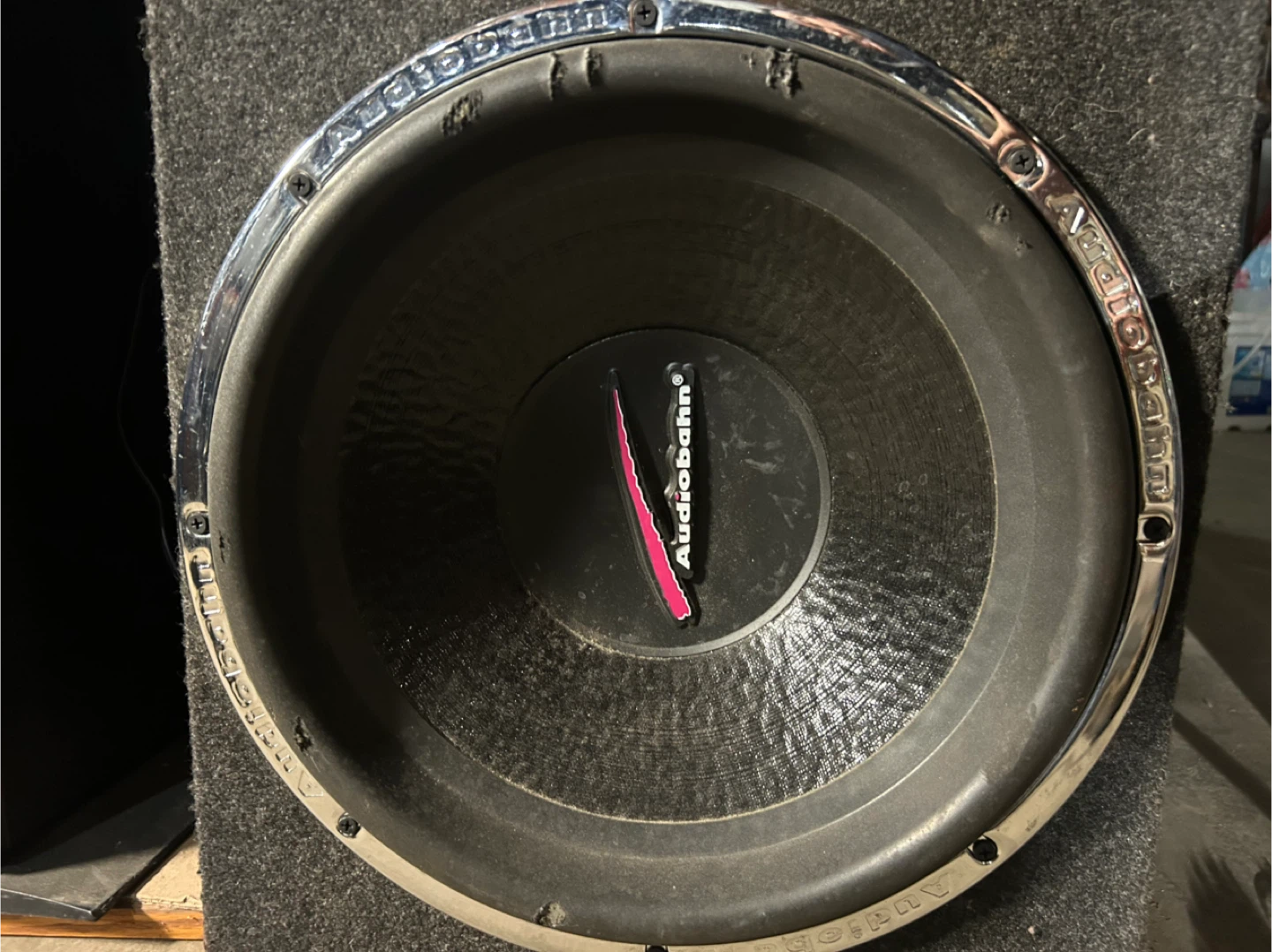 Audibahn Dual 15 Inch Subwoofer Box $160 firm - photo 5