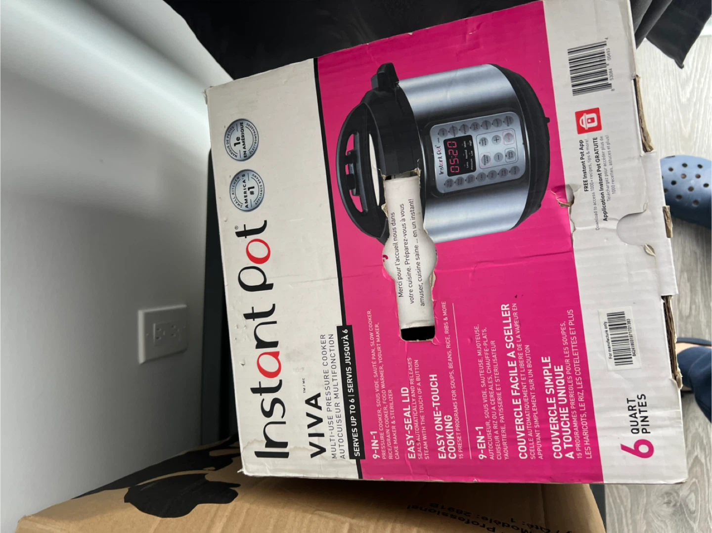 Instant Pot VIVA 9-in-1 Multi-Use Pressure Cooker 6 Quart