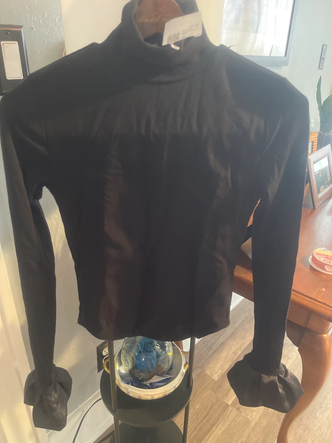 Forever 21 Black Knit Turtle Neck Top - Size S