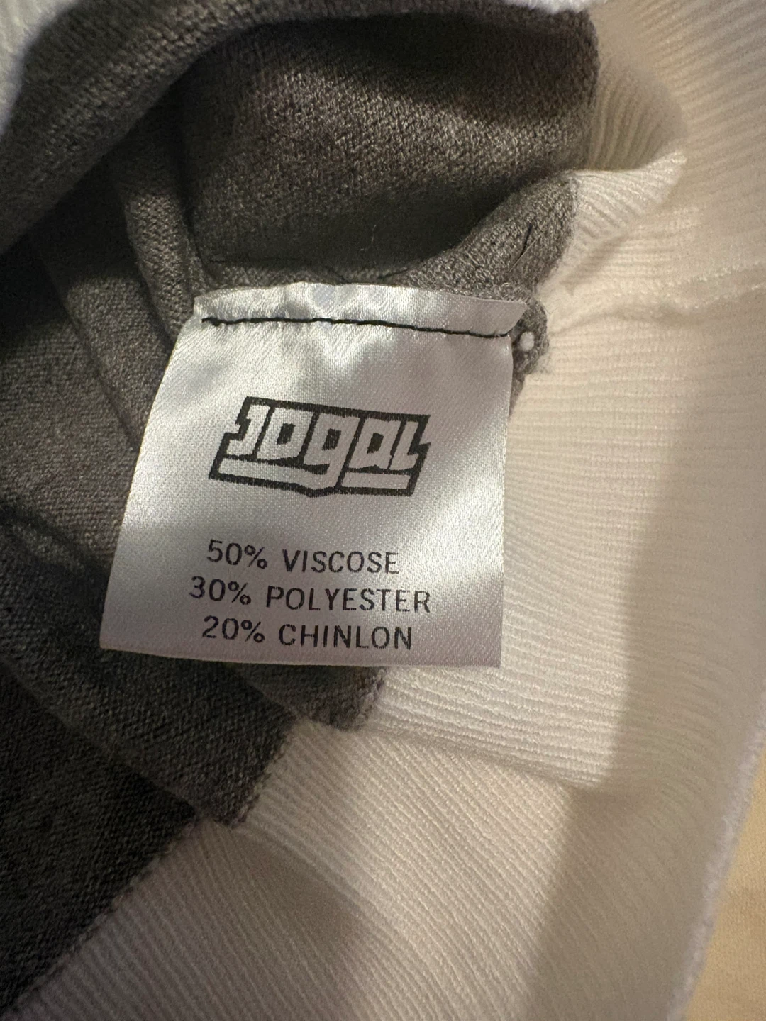 JOGAL Men's Grey Short Sleeve Polo Shirt XL - photo 5