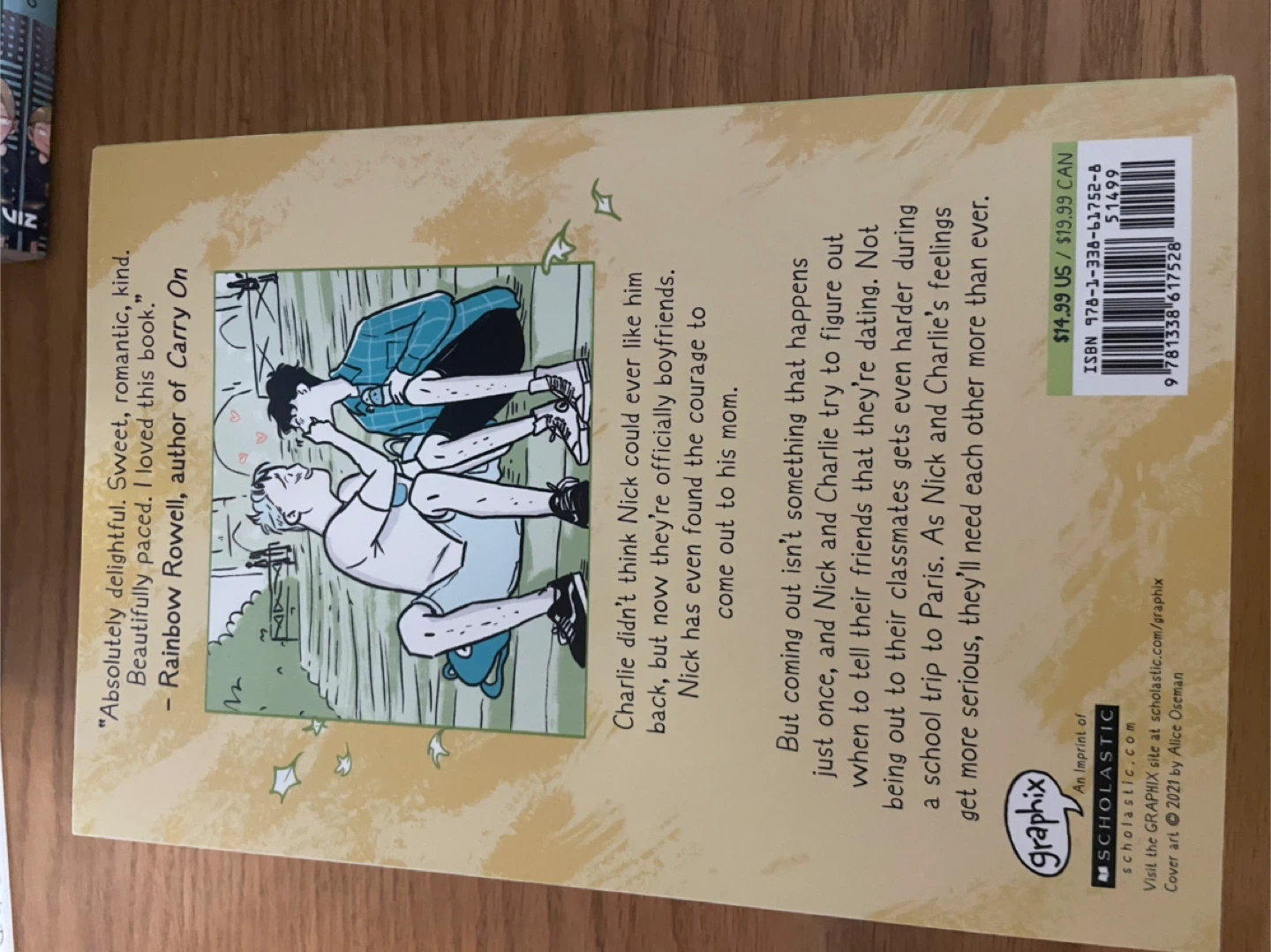 Volume 3 Heartstopper Graphic Novel by Alice Oseman - photo 2