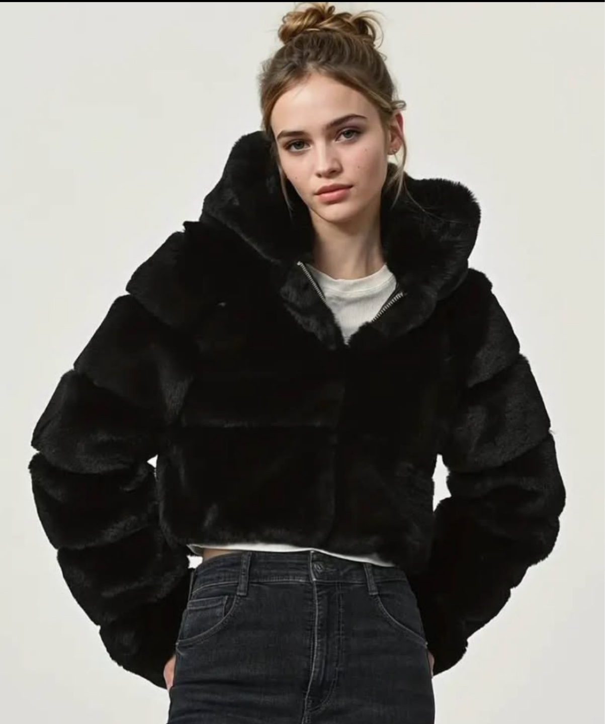 fhillinuo fur coat - photo 2