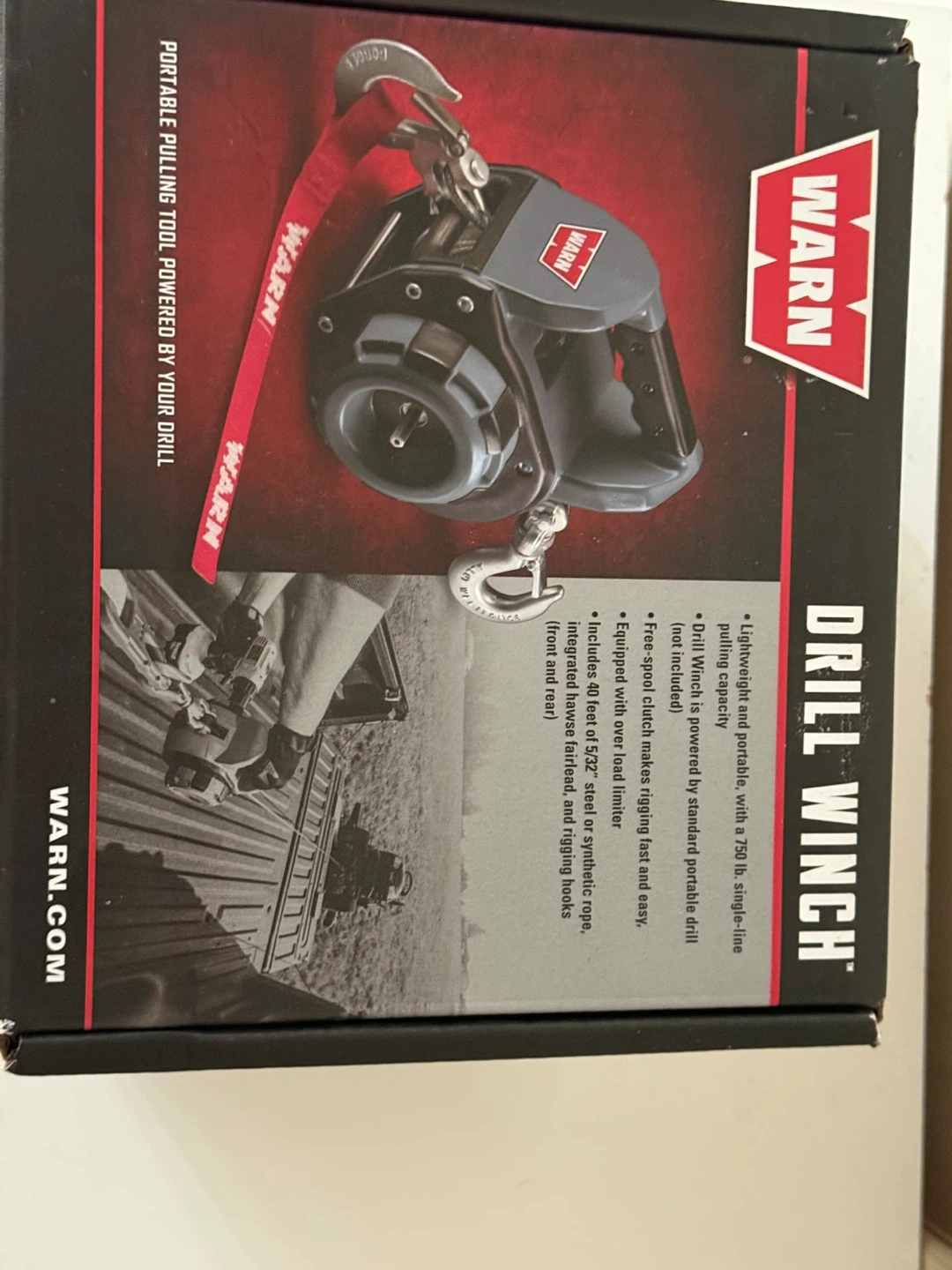 WARN Drill Winch Portable Pulling Tool