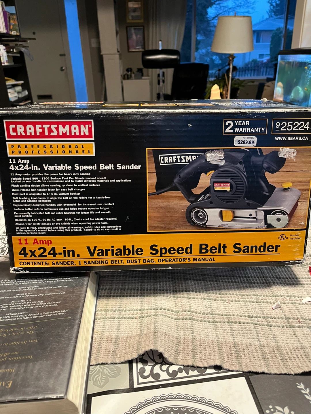 Craftsman belt sander. Brand new. Never used in factory box.