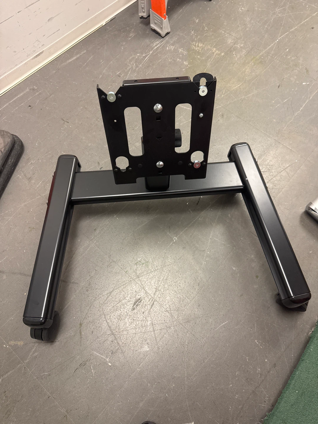 Black Rolling TV Stand Mount