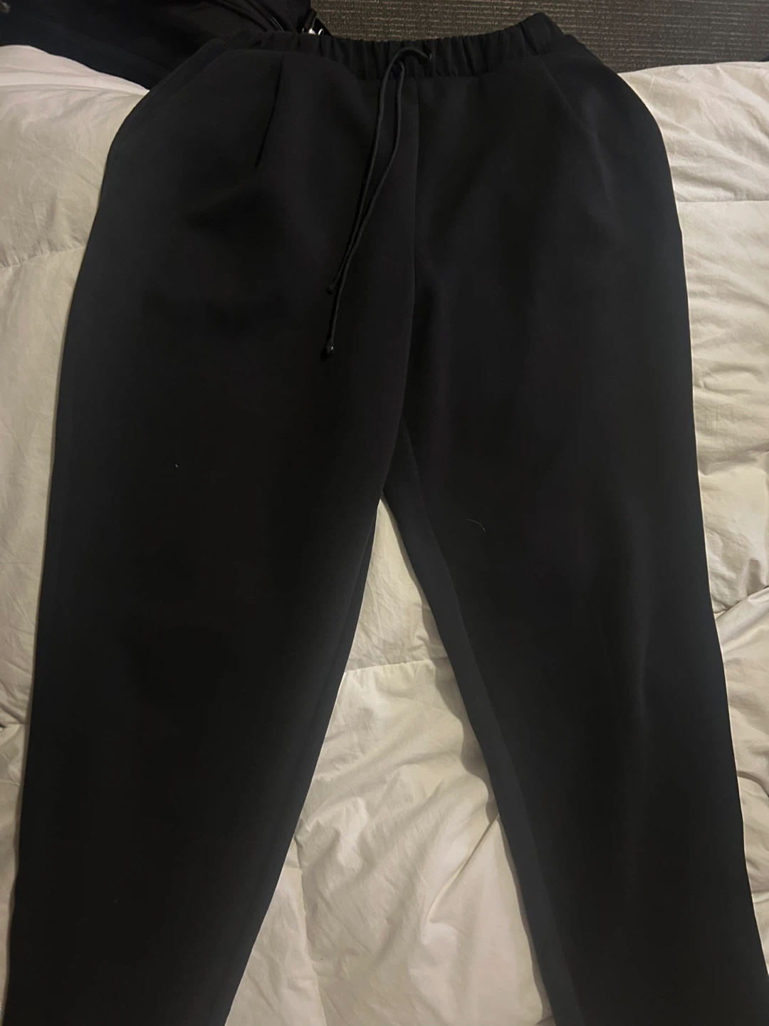 Black Drawstring Pants