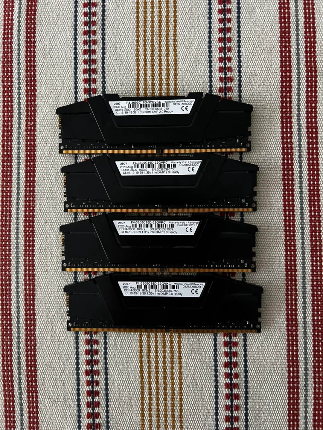 64GB G.SKILL Ripjaws V DDR4 RAM (4x16GB) - photo 2
