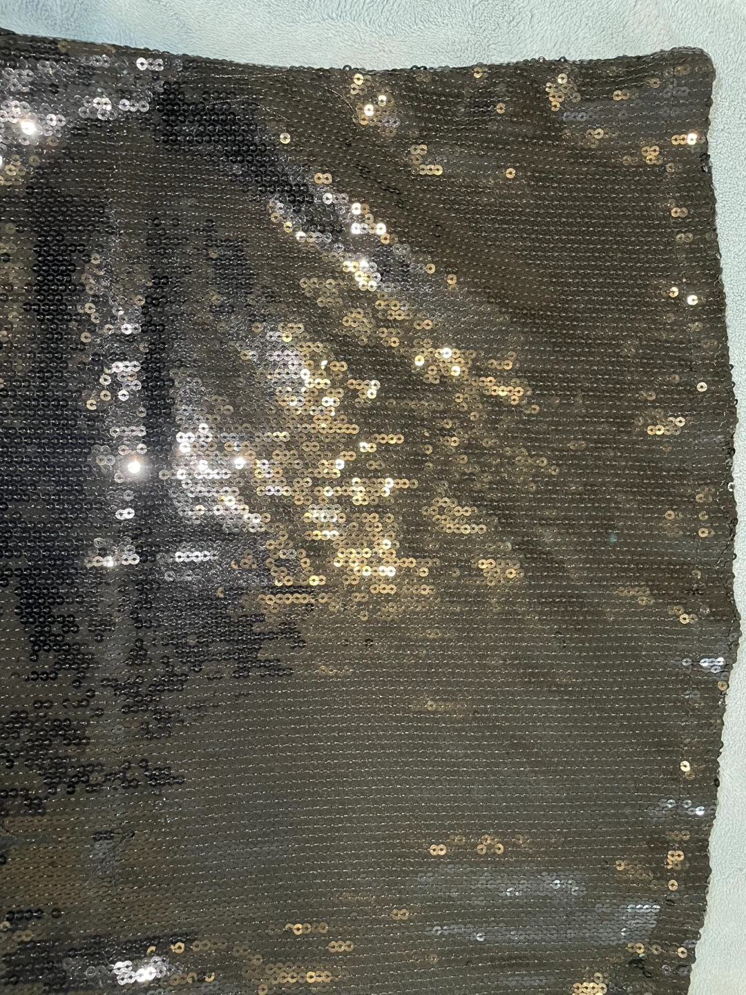 Black Sparkly Sequined Sleeveless Top - photo 5