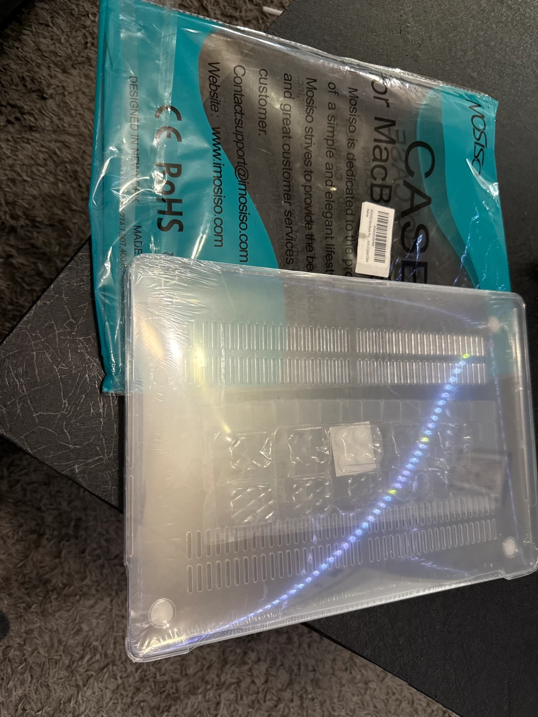 MOSISO Clear Hard Case for MacBook pro