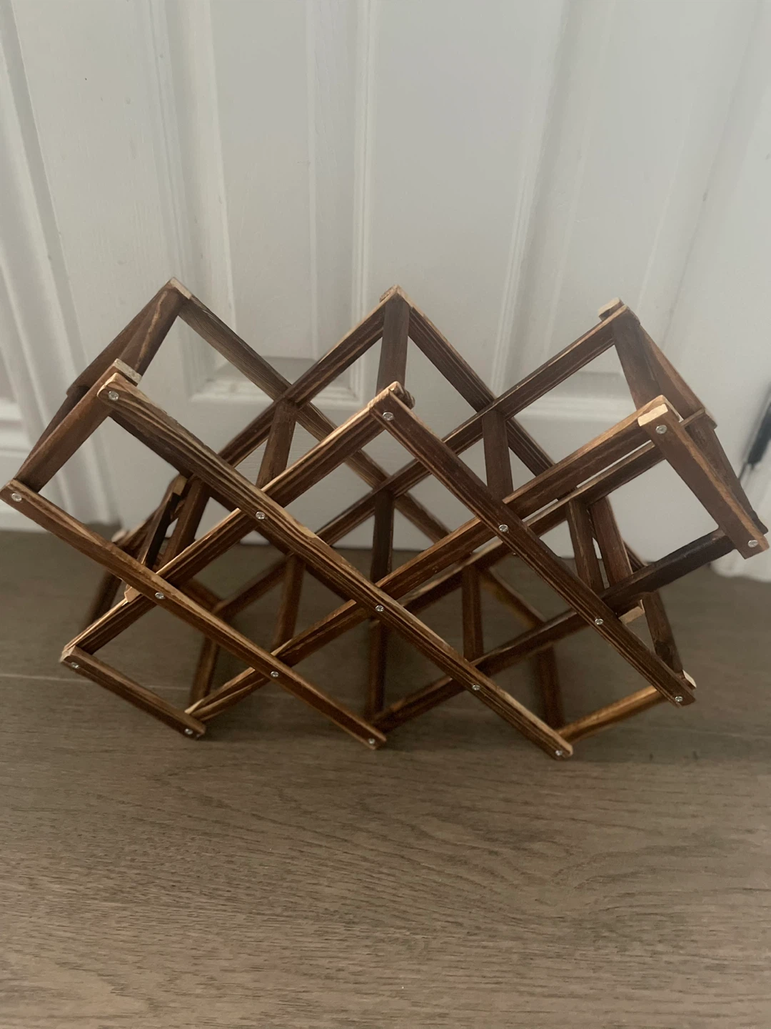 NEW! Wooden Accordion Wine Rack - photo 3