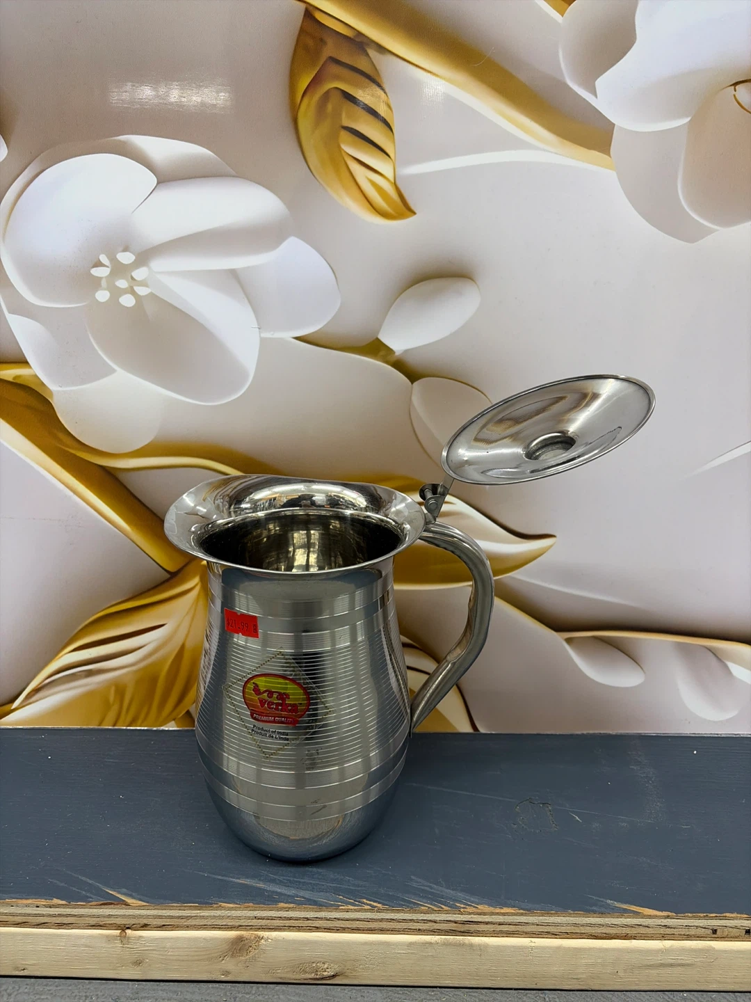 Stainless Steel Water Pitcher with Lid - photo 5