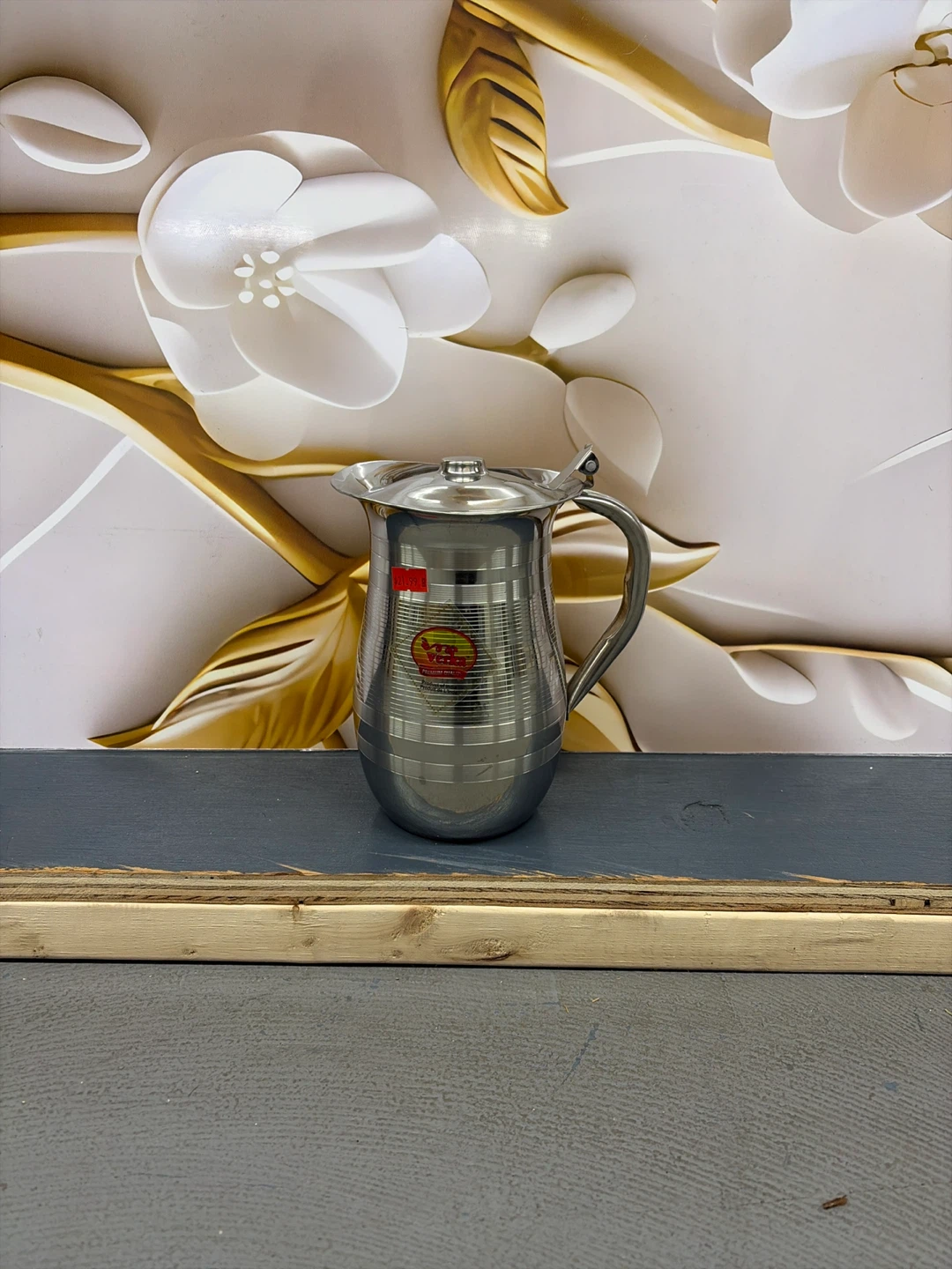 Stainless Steel Water Pitcher with Lid