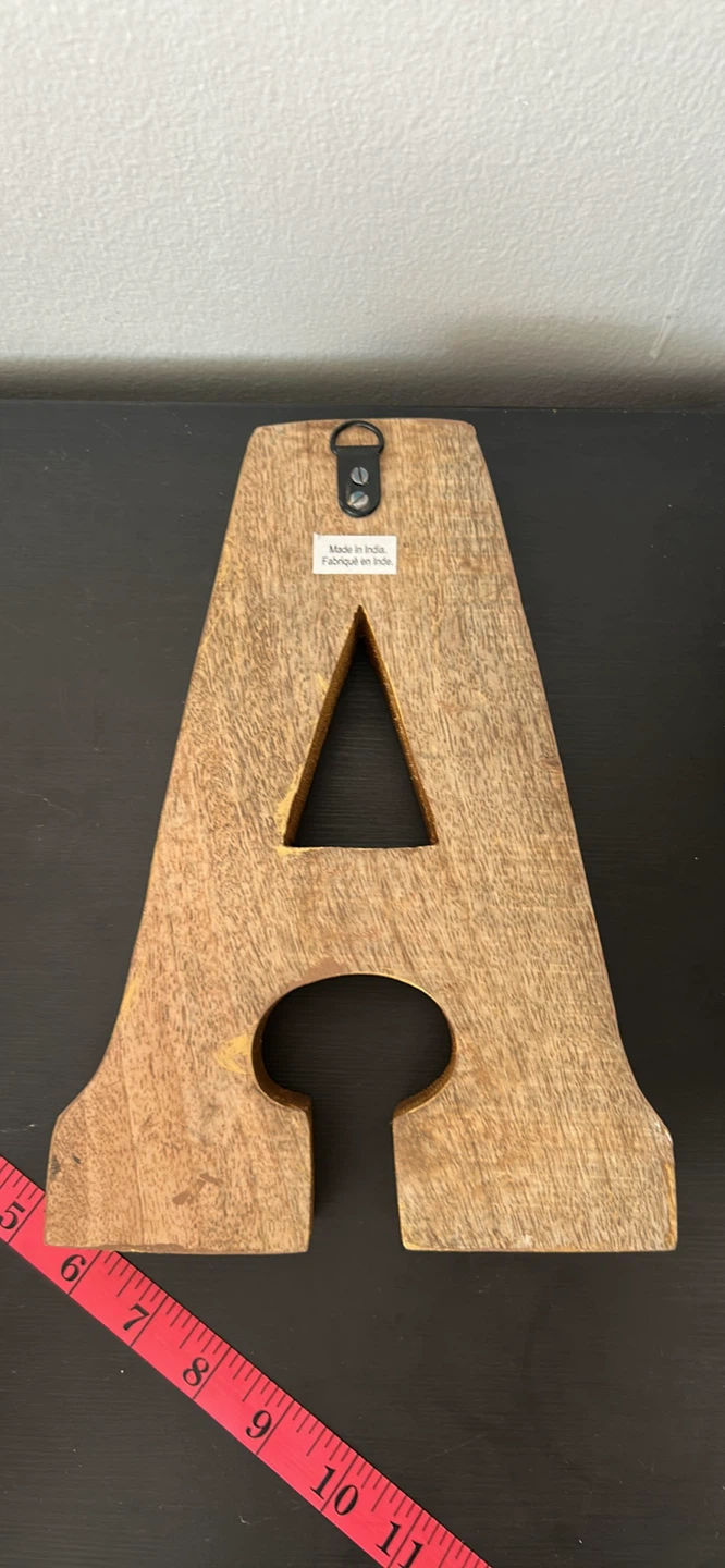 Decorative Wooden Letter 'A' - photo 2