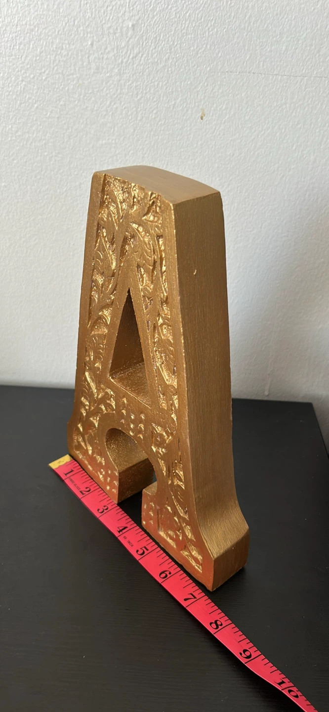 Decorative Wooden Letter 'A' - photo 4