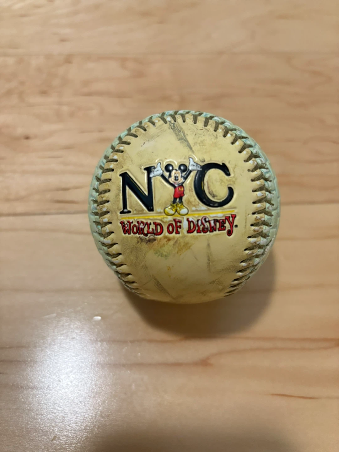 Disney Mickey Mouse NYC 5th Avenue Souvenir Baseball