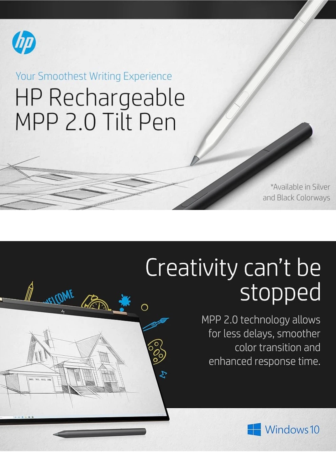 BRAND NEW 🥕 HP Rechargeable MPP 2.0 Tilt Pen