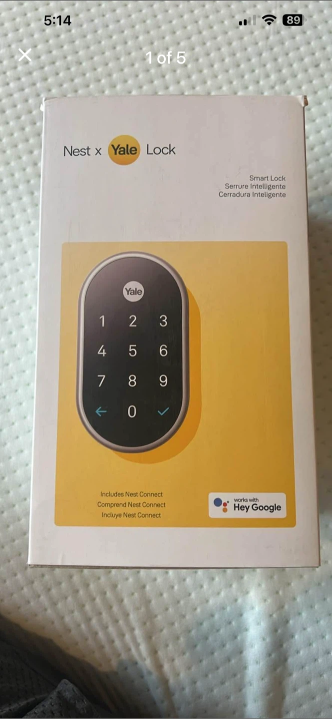 Nest x Yale Smart Lock - Satin Nickel - photo 3