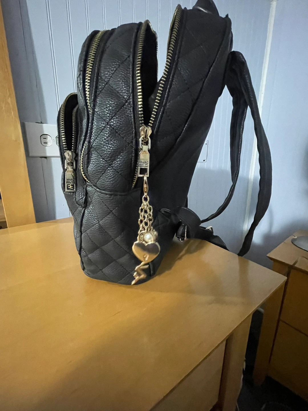 Marc New York Quilted Faux Leather Mini Backpack - photo 3