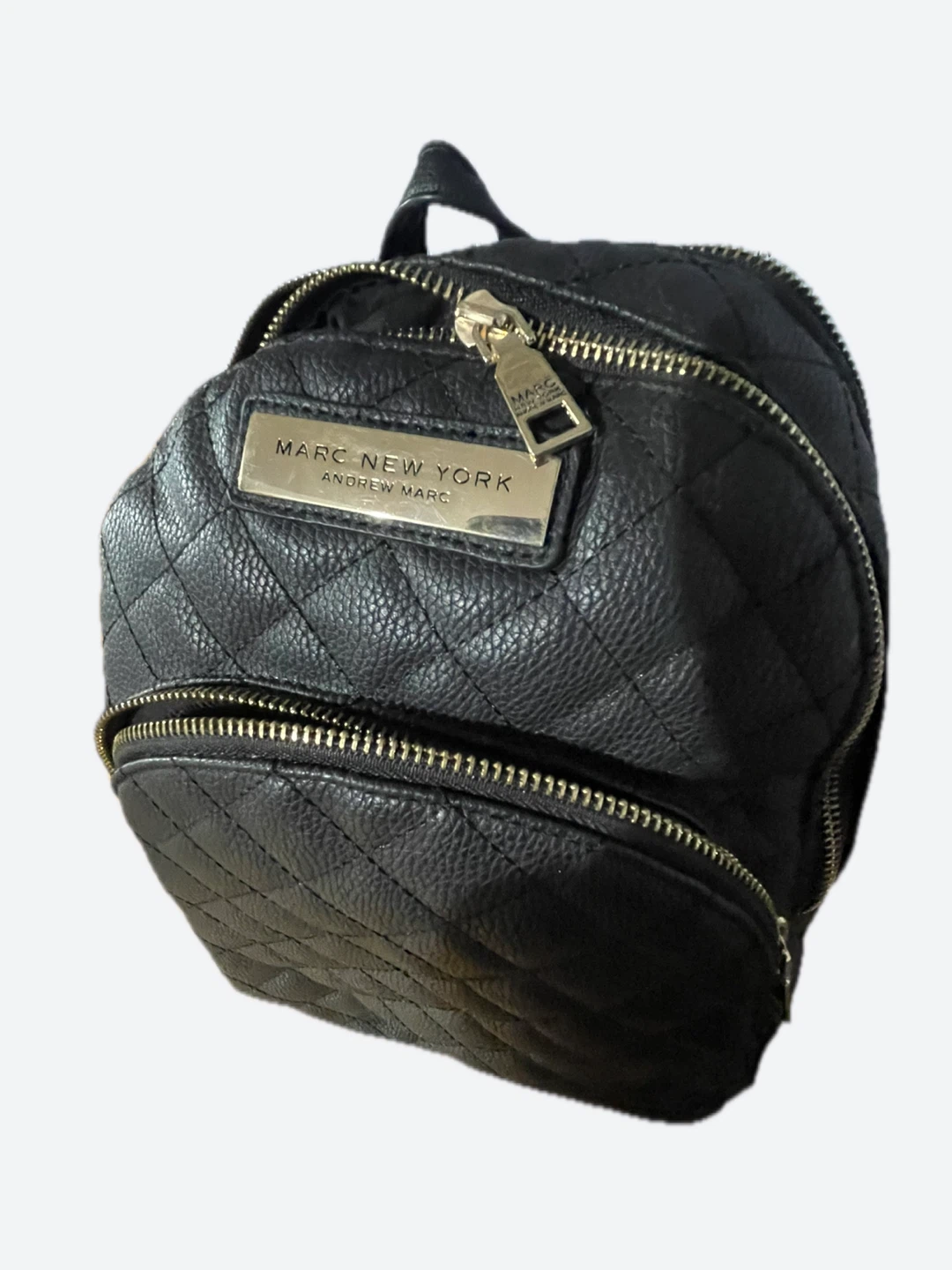 Marc New York Quilted Faux Leather Mini Backpack