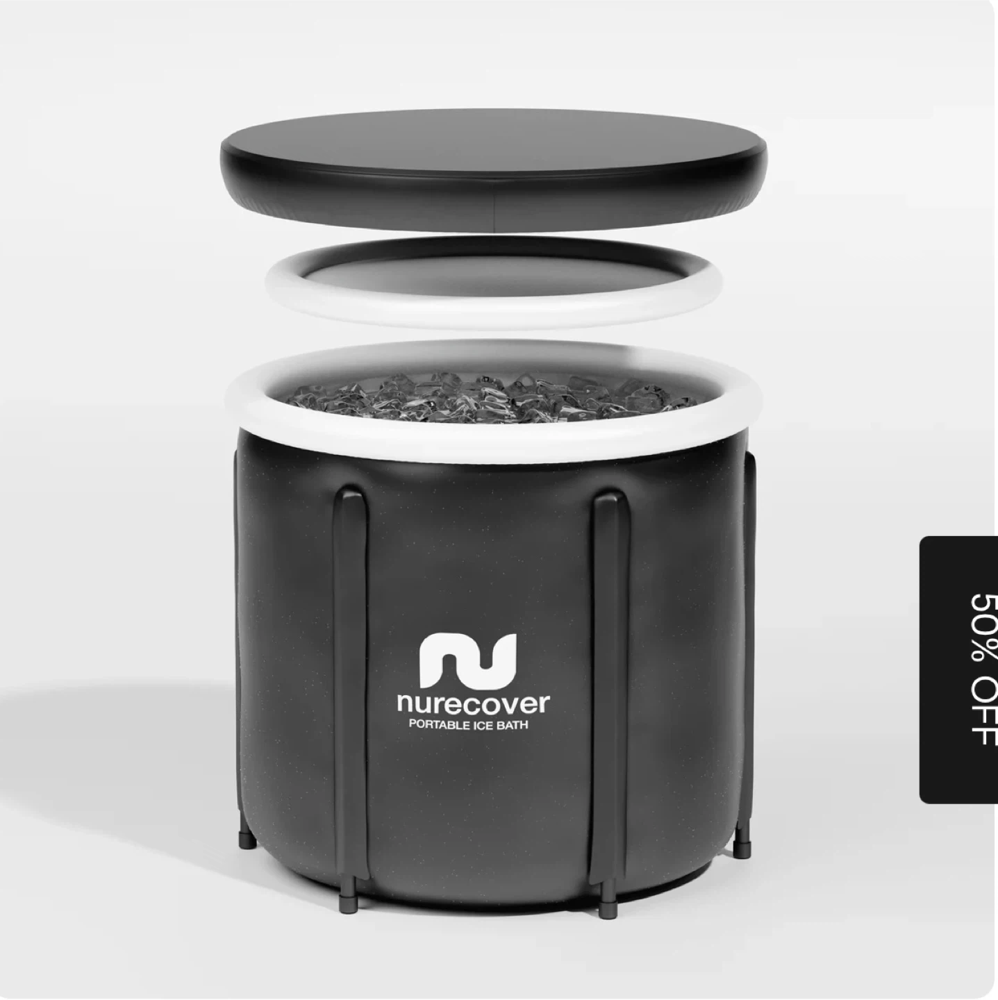 Pod Ice Bath (Sealed) 420L– Portable Cold Plunge Tub Fits - photo 5