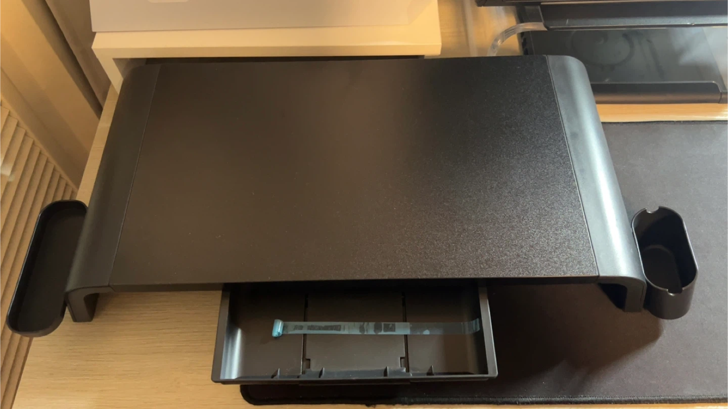 Black Monitor Stand Riser