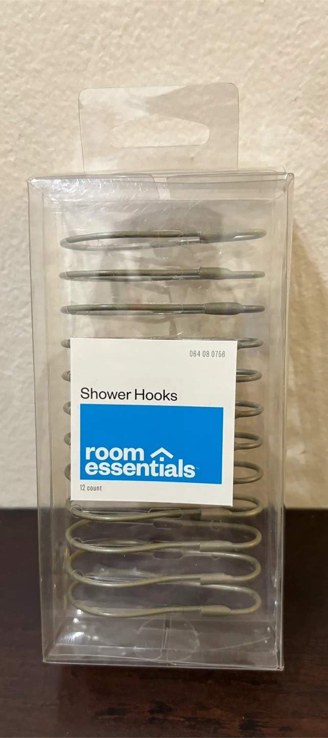 NEW Room Essentials Shower Hooks - 12 Count