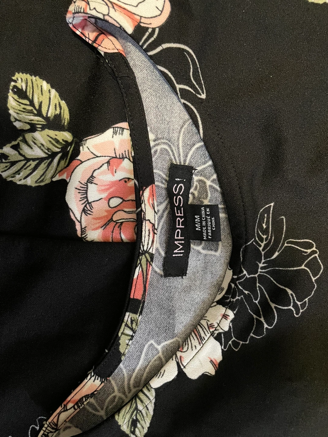 Impress Black Floral Fit & Flare Dress - photo 4