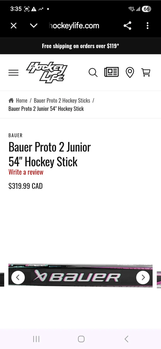 Bauer Proto 2 junior Hockey Stick - photo 4