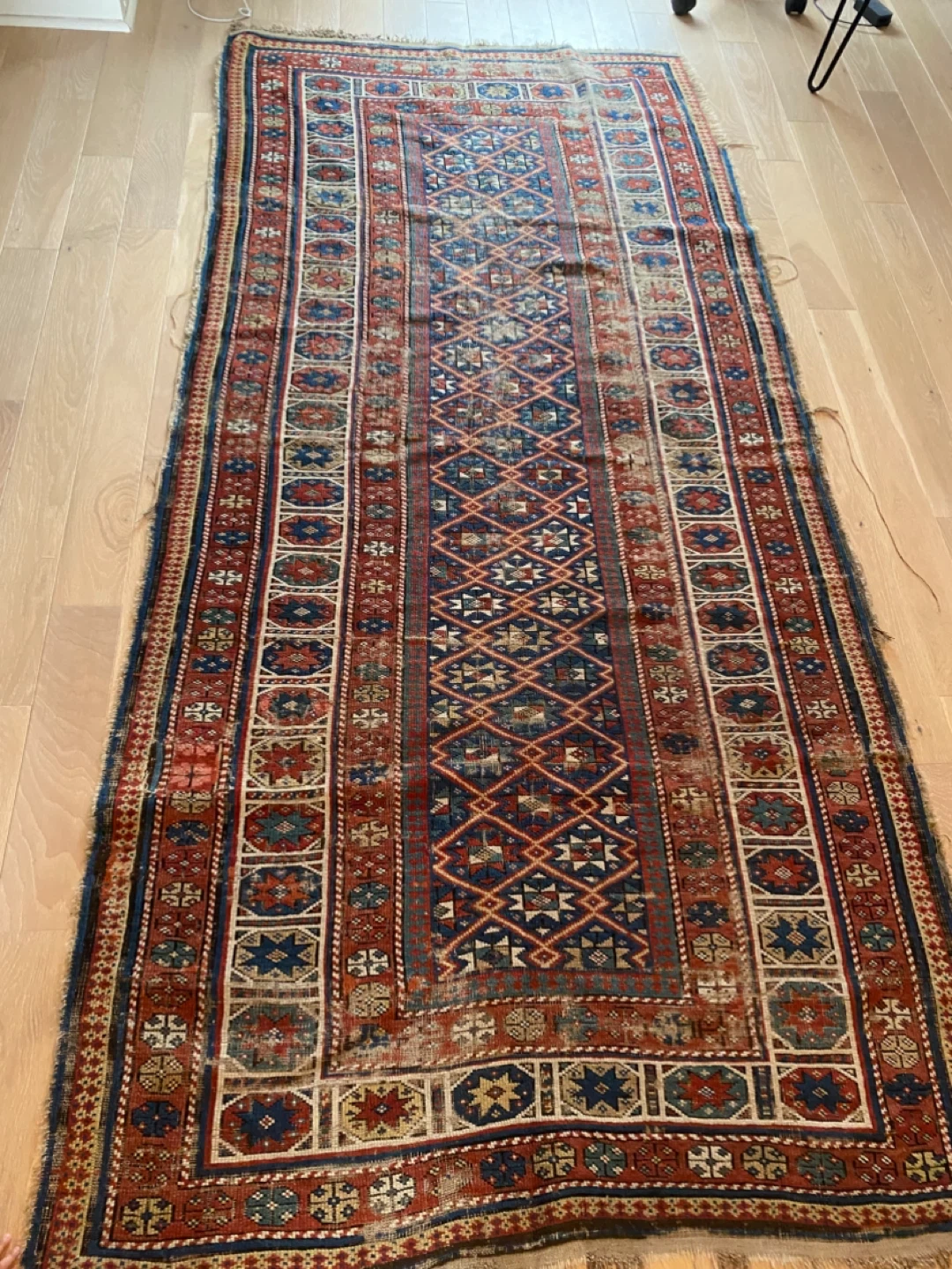 Vintage Geometric Pattern Rug