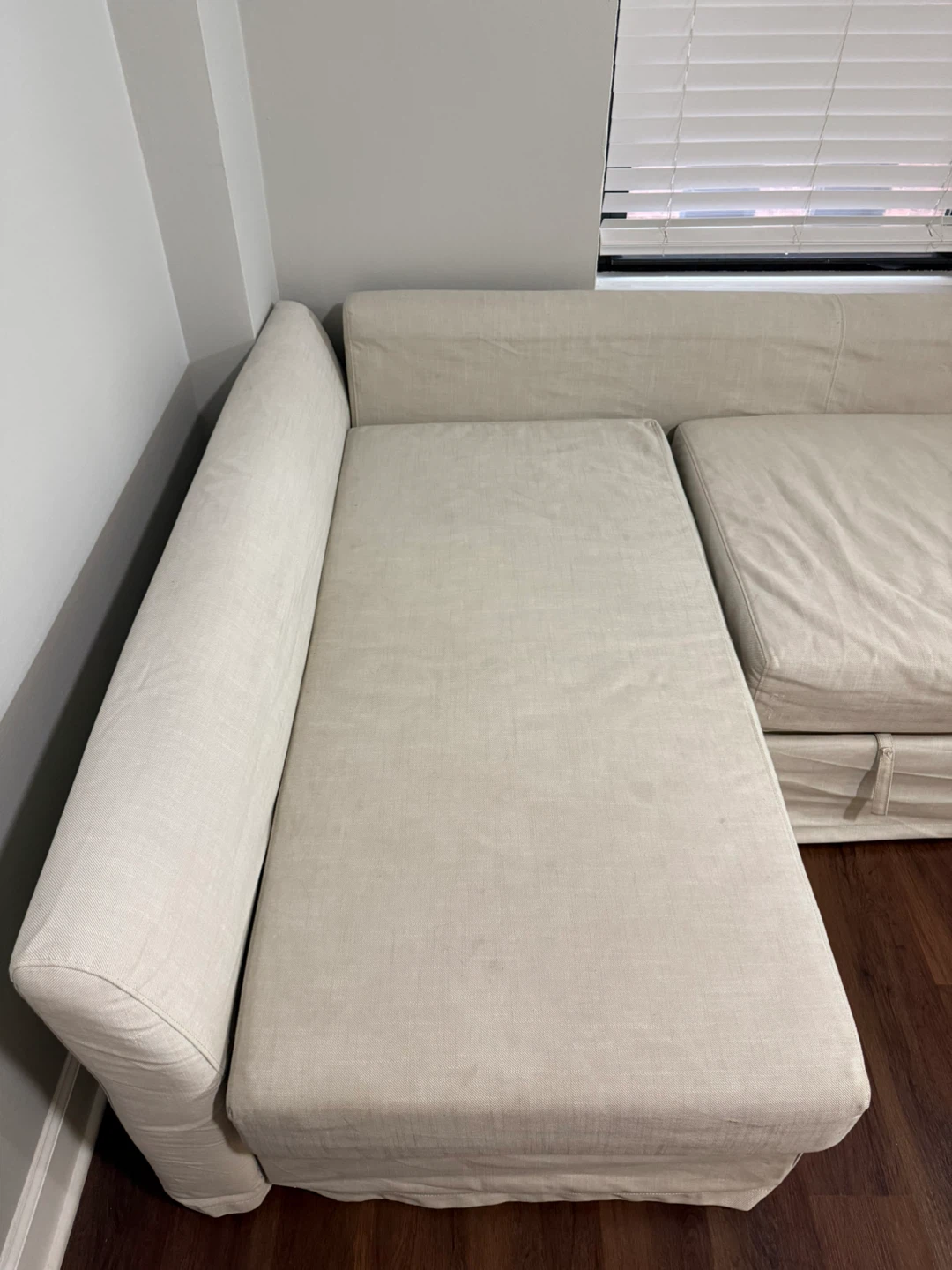 Sectional Sofa Bed - Beige - photo 4