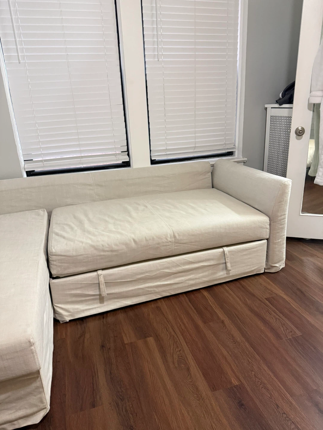 Sectional Sofa Bed - Beige - photo 5