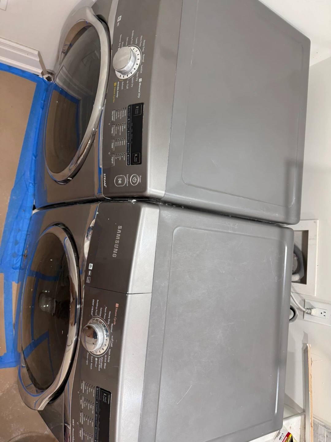 Samsung Front Load Washer and Dryer Set - photo 2