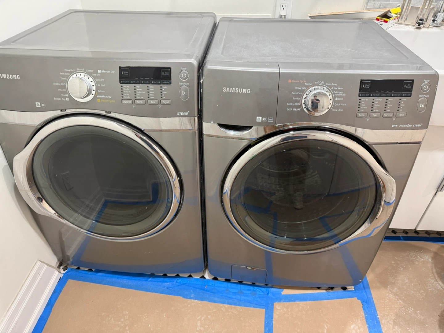 Samsung Front Load Washer and Dryer Set