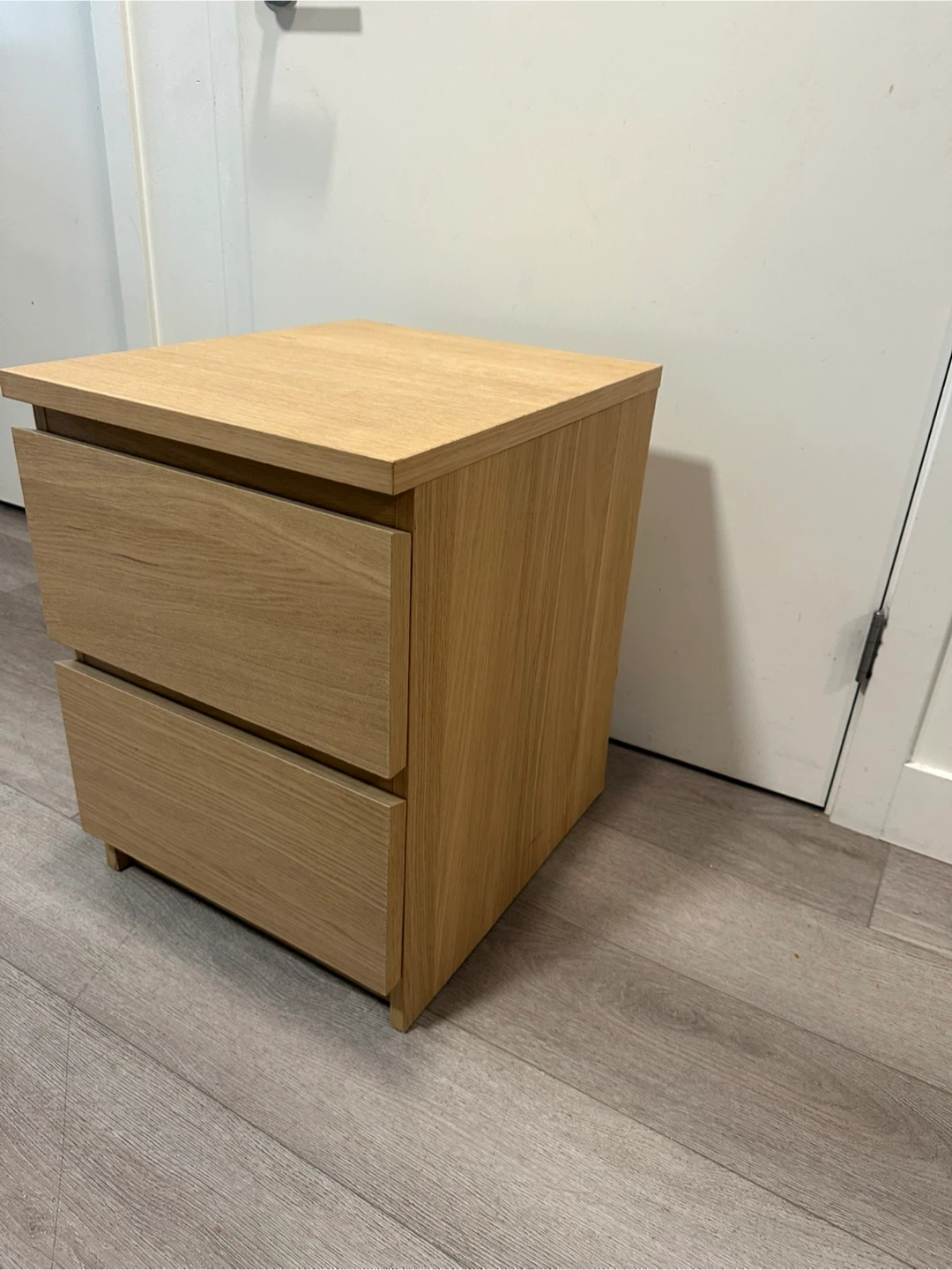 Ikea Oak color malm nightstand - photo 2