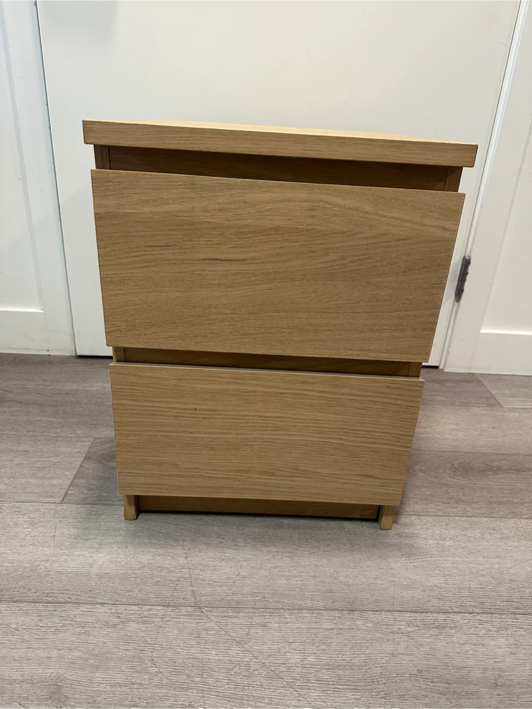 Ikea Oak color malm nightstand