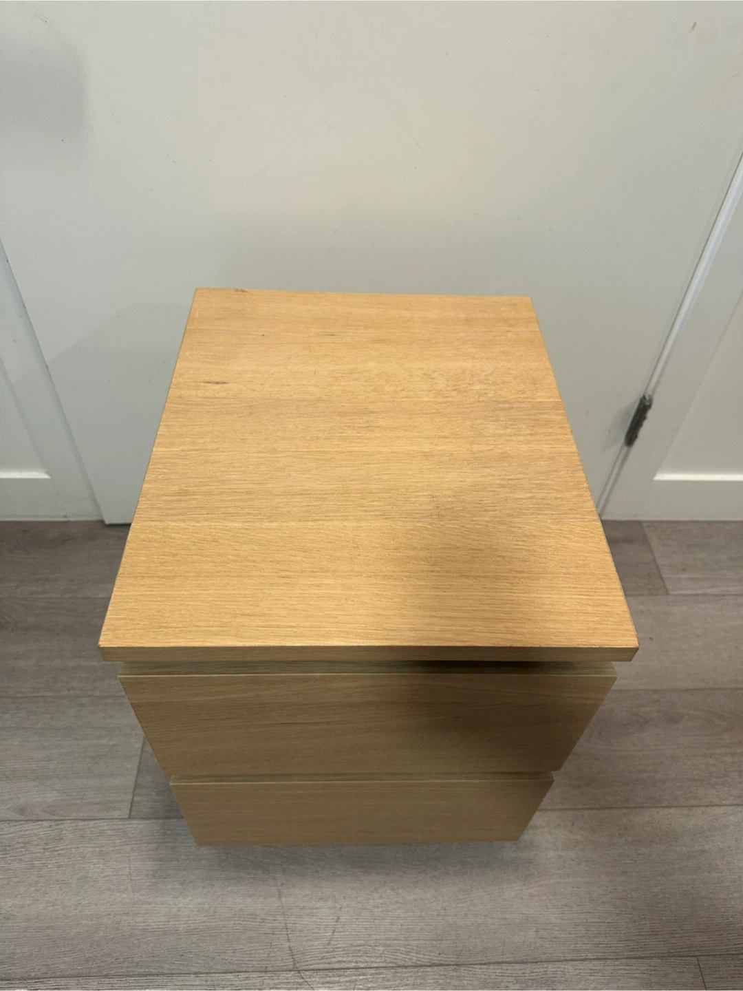 Ikea Oak color malm nightstand - photo 3