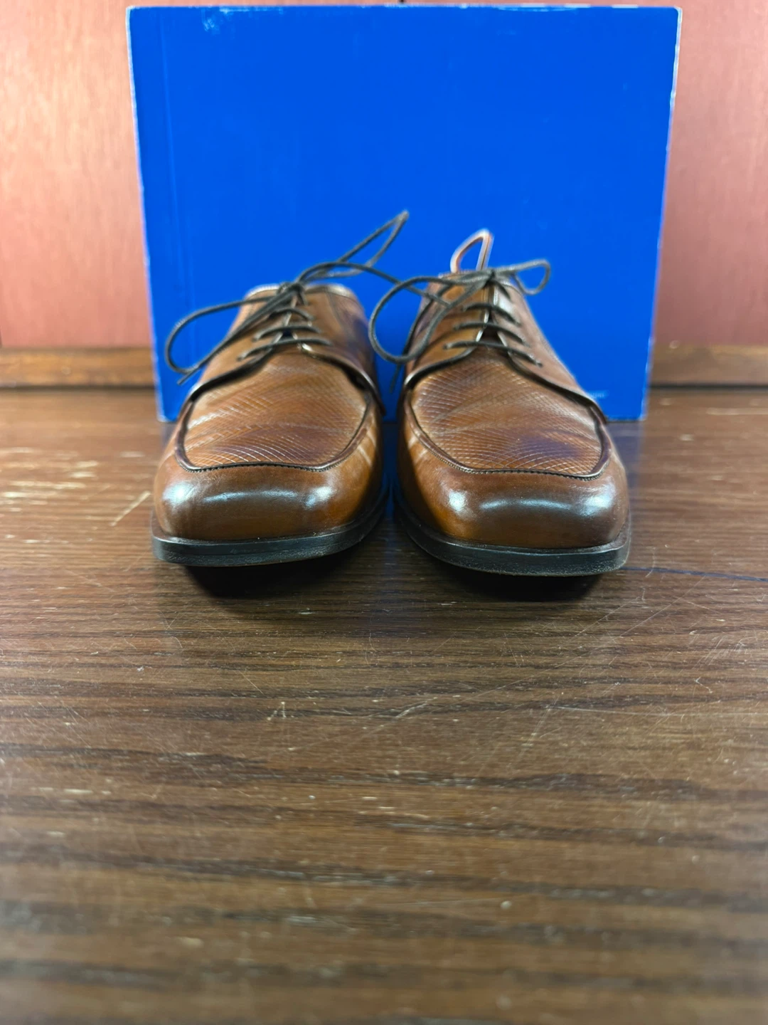 Men's Johnston & Murphy Brown Leather Dress Shoes Size 10M - photo 5