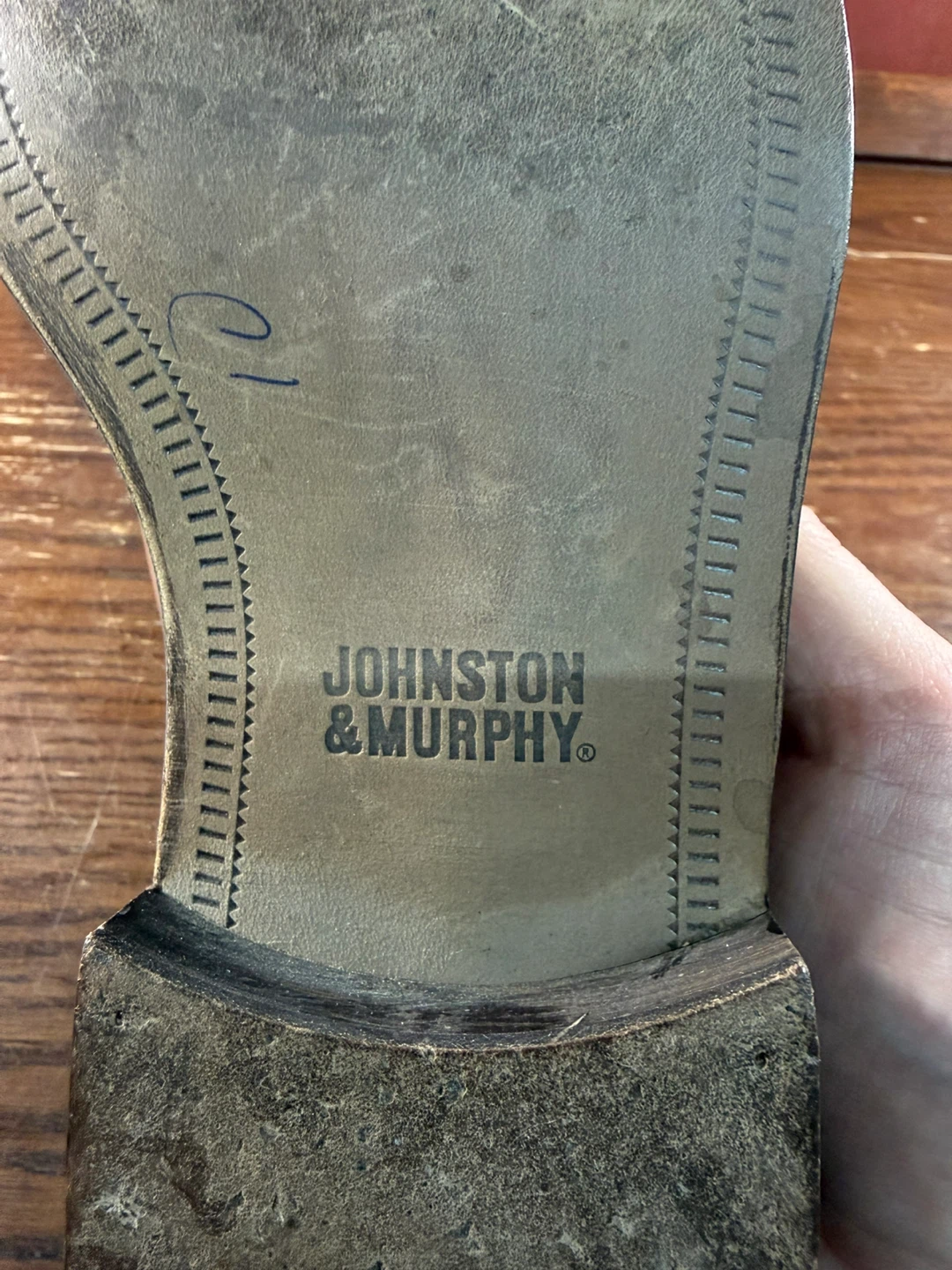 Men's Johnston & Murphy Brown Leather Dress Shoes Size 10M - photo 4