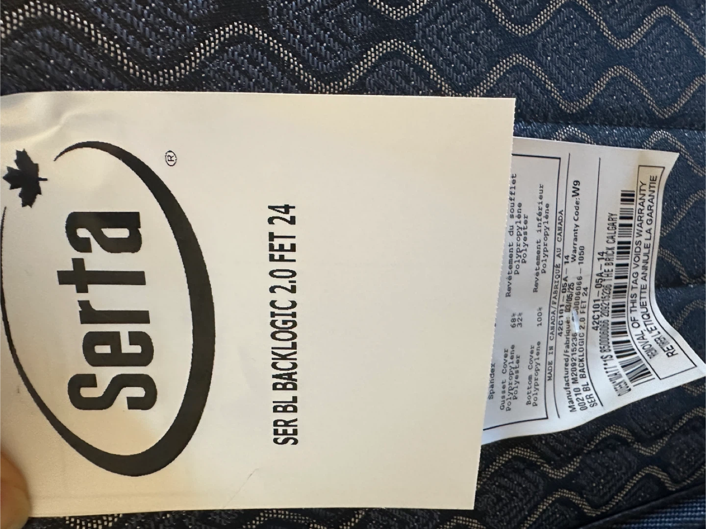 IKEA Queen Bed frame + Serta Mattress – Like New - photo 4