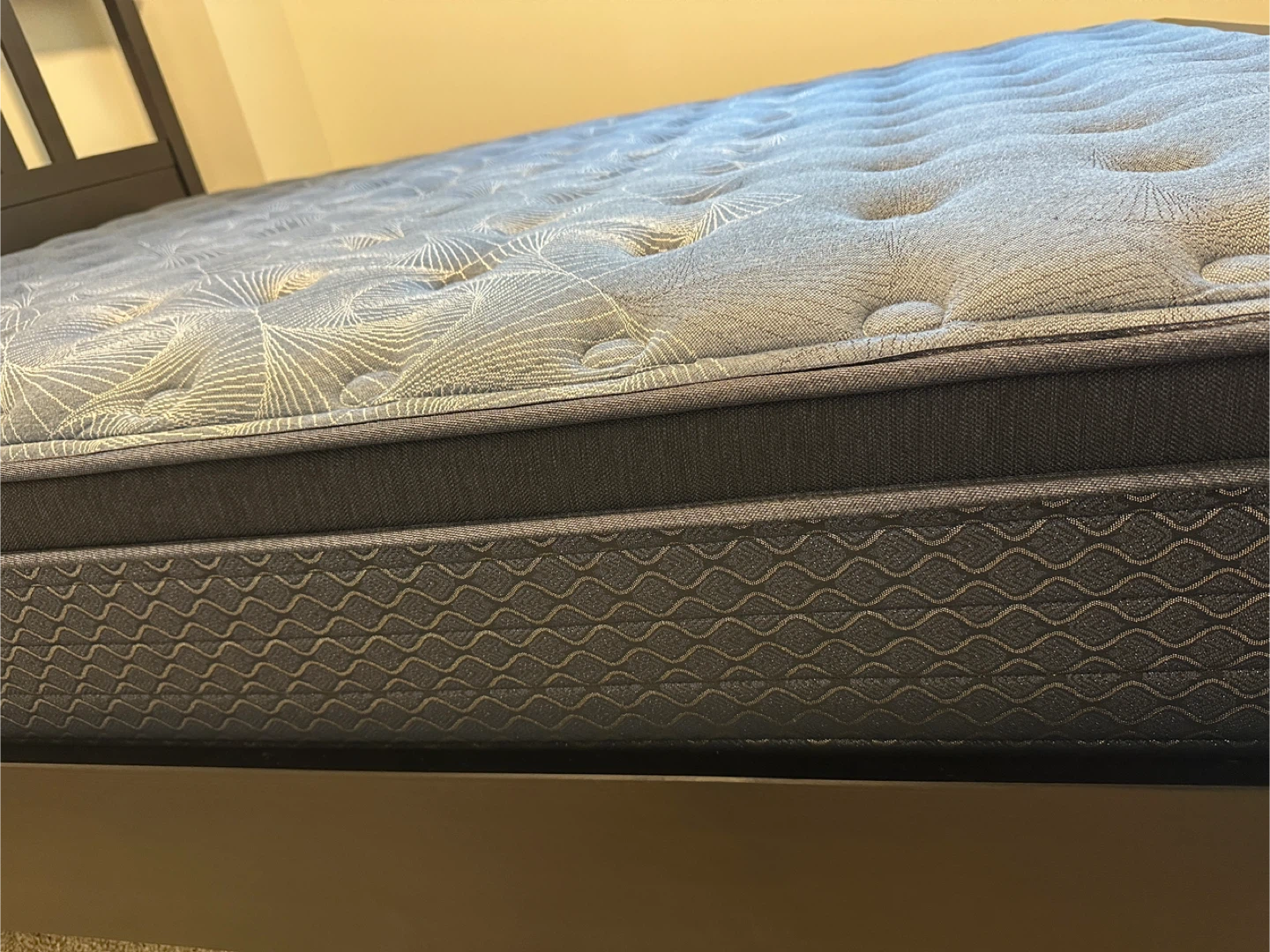 IKEA Queen Bed frame + Serta Mattress – Like New - photo 3