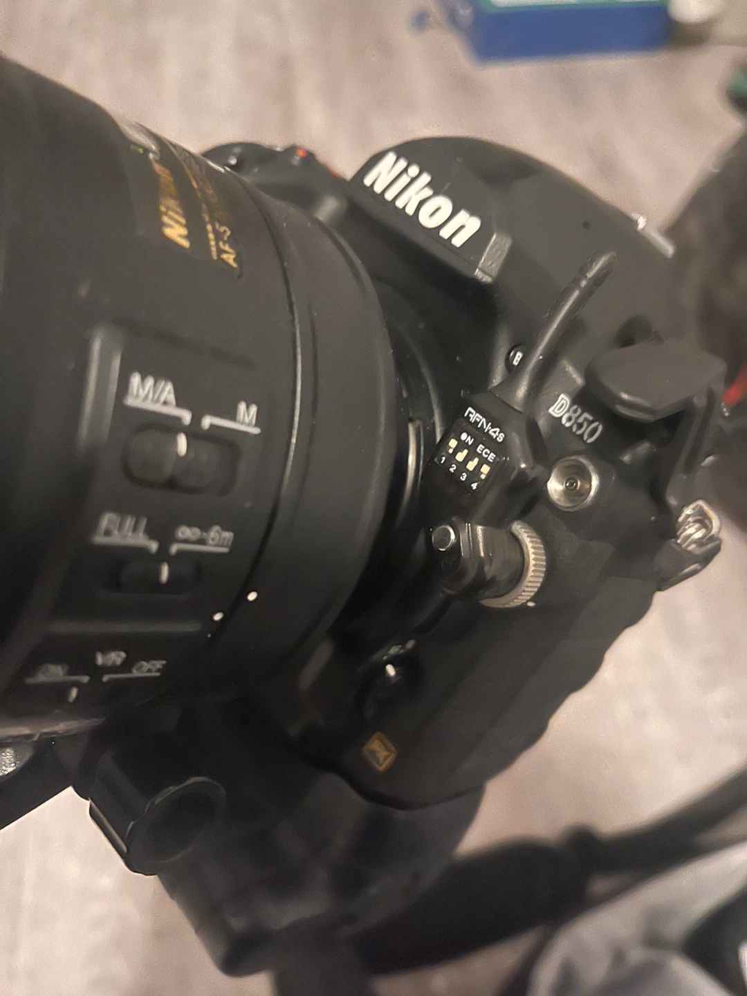Nikon D850 DSLR Camera with Telephoto Lens