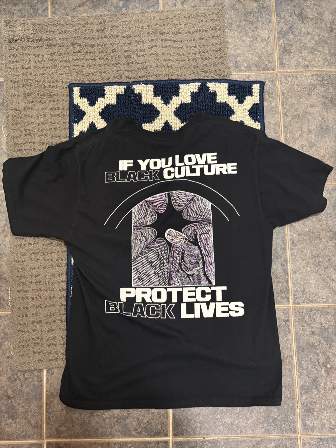 Brain Dead Blood Orange BLM T-Shirt (Large) - photo 3