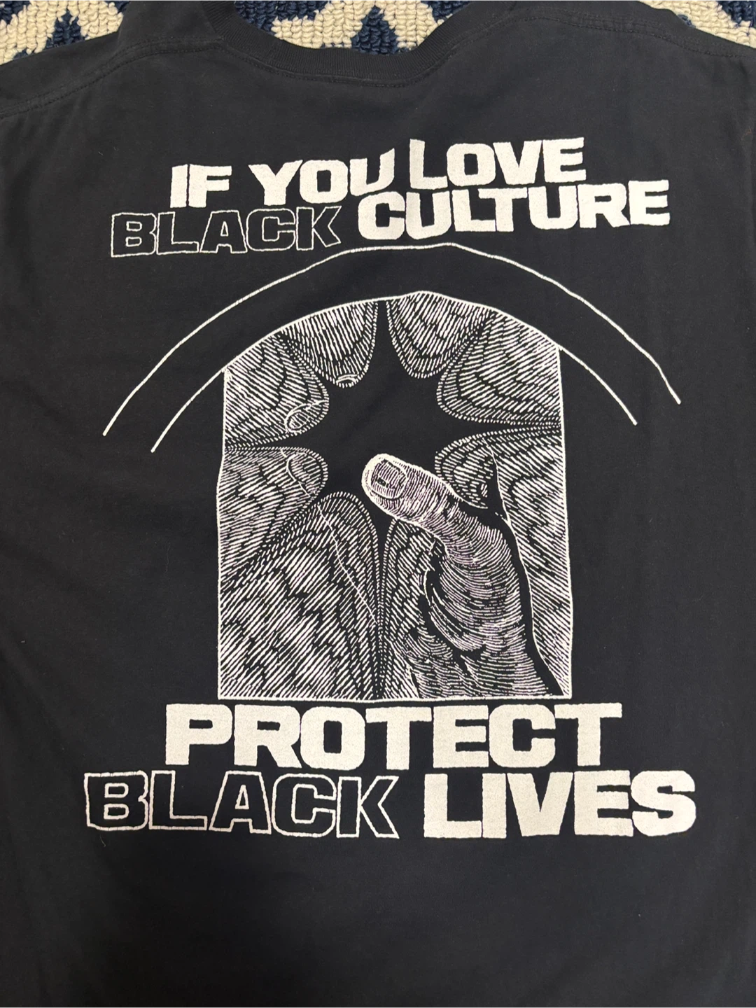 Brain Dead Blood Orange BLM T-Shirt (Large) - photo 4