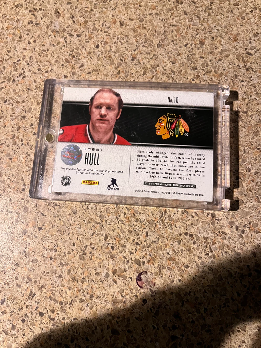 Bobby Hull 2013-14 Panini Rookie Anthology Hockey Card - photo 2